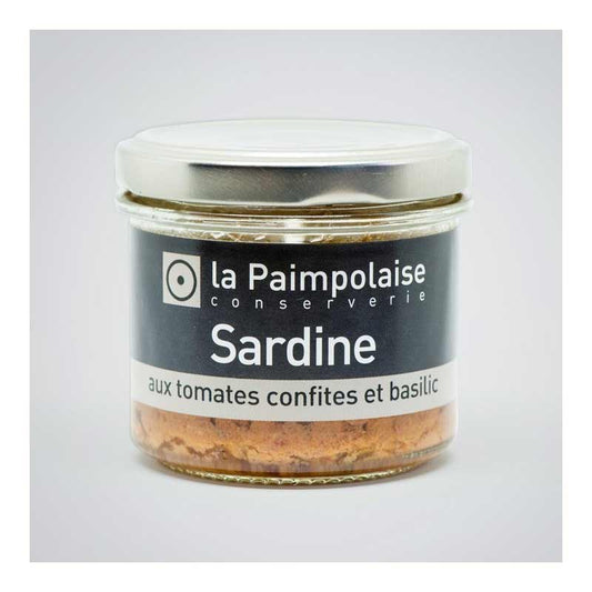 Sardine aux tomates confites et basilic 80g